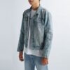 Signature Denim Jacket – Light Blue